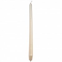 свеча тонкая белый перламутр, 29 см в Новороссийске