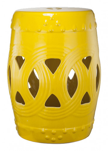 керамический столик-табурет fence stool yellow в Новороссийске