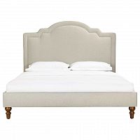 кровать двуспальная 120х200 бежевая cassis upholstered в Новороссийске