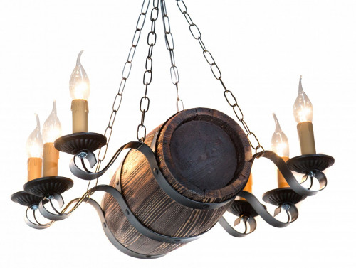 люстра бочонок коричневая в Новороссийске