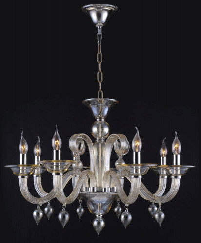 подвесная люстра crystal lux caetano sp8 бежевая в Новороссийске