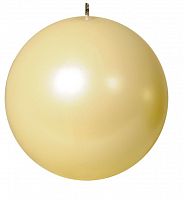 свеча-шар жемчужно-кремовая, 16 см в Новороссийске
