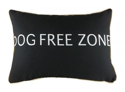 подушка с надписью dog free zone в Новороссийске