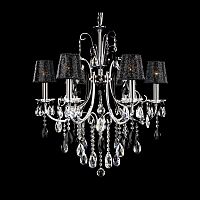 люстра md92721-6a от illuminati прозрачная/черная/ хром в Новороссийске