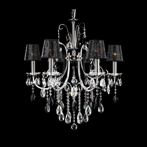 люстра md92721-6a от illuminati прозрачная/черная/ хром в Новороссийске