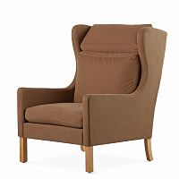 кресло wingback коричневый в Новороссийске