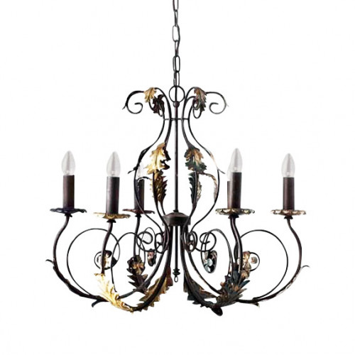 люстра 4962/6_v0580 от mm lampadari коричневая в Новороссийске