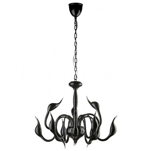 подвесная люстра lightstar cigno collo bk 751127 в Новороссийске