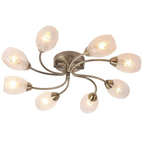 потолочная люстра idlamp carmina 201/8pf-oldbronze в Новороссийске