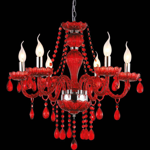 подвесная люстра arte lamp teatro a3964lm-6rd в Новороссийске