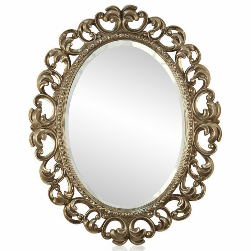 овальное зеркало настенное золото шербур florentine silver/98 в Новороссийске
