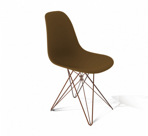 стул dsr коричневый s50 (eames style) в Новороссийске