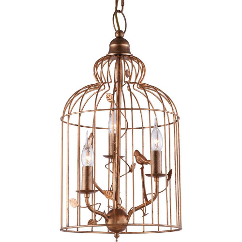 подвесная люстра arte lamp gabbia a1865sp-3bg в Новороссийске