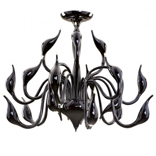 потолочная люстра lightstar cigno collo bk 751187 в Новороссийске