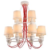 подвесная люстра arte lamp sergio a3325lm-8-4wh в Новороссийске