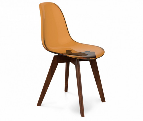 стул dsw кофейный s39 (eames style) в Новороссийске