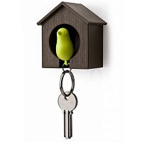 держатель+брелок для ключей sparrow коричневый-зеленый в Новороссийске