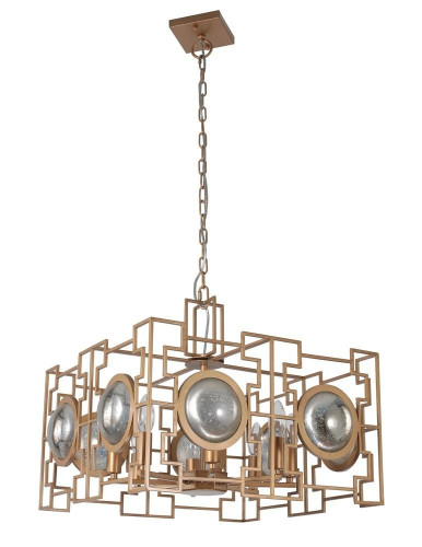подвесная люстра crystal lux cuento sp8 gold в Новороссийске