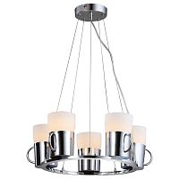 подвесная люстра arte lamp brooklyn a9484sp-5cc хром в Новороссийске