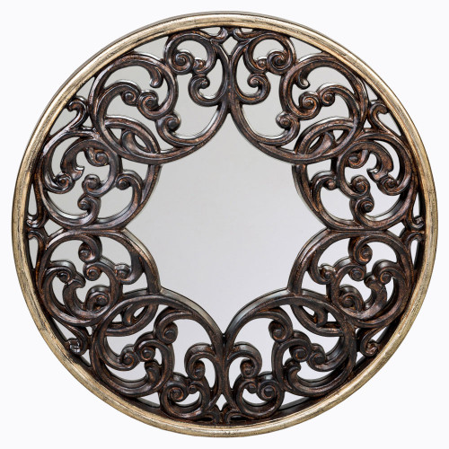 зеркало большое круглое декоративное серебряное ардан в Новороссийске