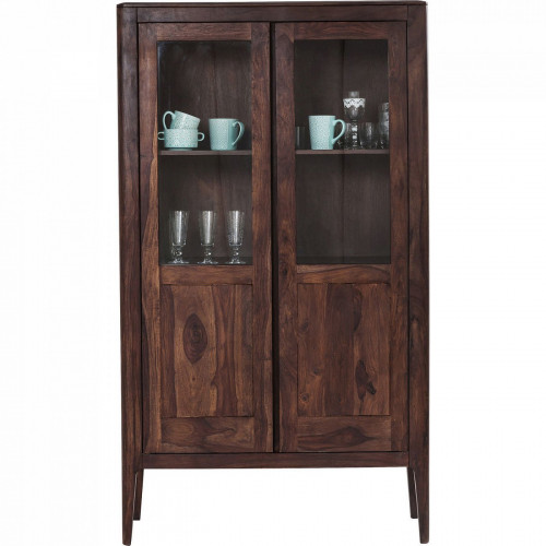 шкаф-витрина brooklyn walnut коричневый 100x40 в Новороссийске