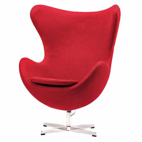кресло egg chair красное в Новороссийске