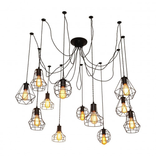 подвесная люстра arte lamp a4051sp-12bk в Новороссийске