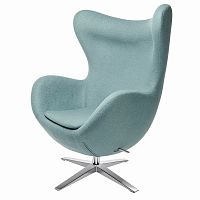 кресло egg chair светло-голубое в Новороссийске