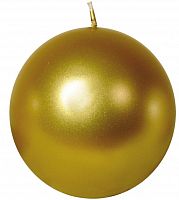 свеча-шар золотая, 8 см в Новороссийске