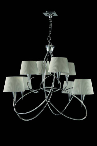 подвесная люстра mantra mara chrome - white 1654 в Новороссийске
