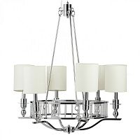 люстра easton light chandelier хром, бежевая в Новороссийске