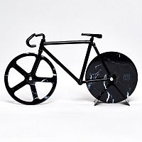 нож для пиццы из нержавеющей стали the fixie, черный мрамор в Новороссийске