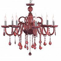 подвесная люстра ideal lux giudecca sp8 rosso в Новороссийске