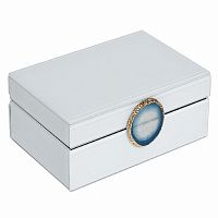 шкатулка для украшений белая 20x7,5x14 см в Новороссийске