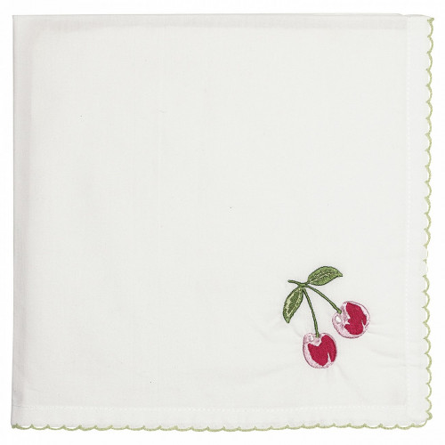 салфетка cherry red w/embroidery в Новороссийске