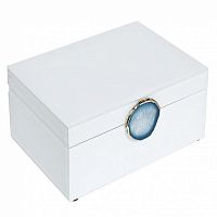 шкатулка для украшений белая 28x10x20 см в Новороссийске