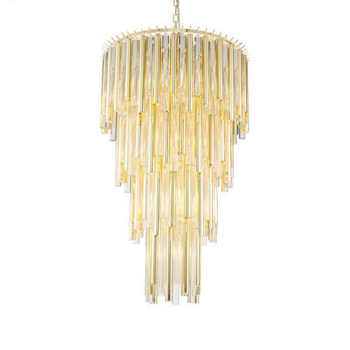 люстра gigi 13 gold от delight collection прозрачная/золото в Новороссийске