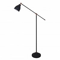 торшер arte lamp braccio a2054pn-1bk в Новороссийске
