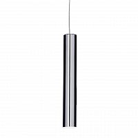 подвесной светодиодный светильник ideal lux ultrathin sp1 small round cromo в Новороссийске