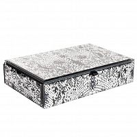 шкатулка для украшений кобра серая 23x15x5 см в Новороссийске
