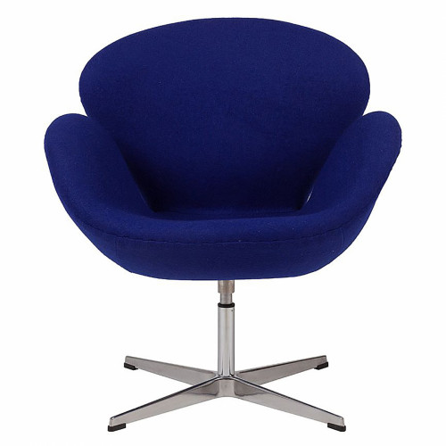 кресло swan chair синее в Новороссийске