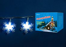 светодиодная гирлянда «снежинки-2» 700см (07935) uniel uld-s0700-050/dta white ip20 snowflakes-2 в Новороссийске