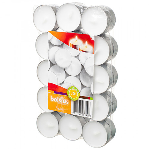 свеча белая чайная, 30 штук в Новороссийске