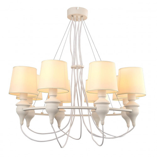 подвесная люстра arte lamp sergio a3326lm-8wh в Новороссийске