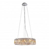 подвесная люстра crystal lux lirica sp10 d610 chrome в Новороссийске