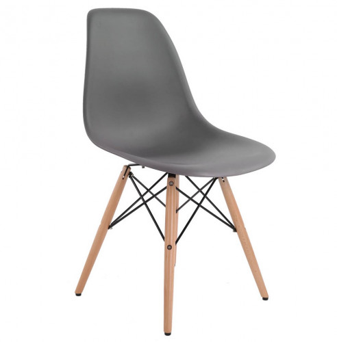 стул деревянный pc-015 серый (eames style) в Новороссийске