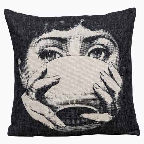 арт-подушка tea time fornasetti в Новороссийске