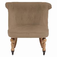 кресло amelie french country chair светло-коричневое в Новороссийске