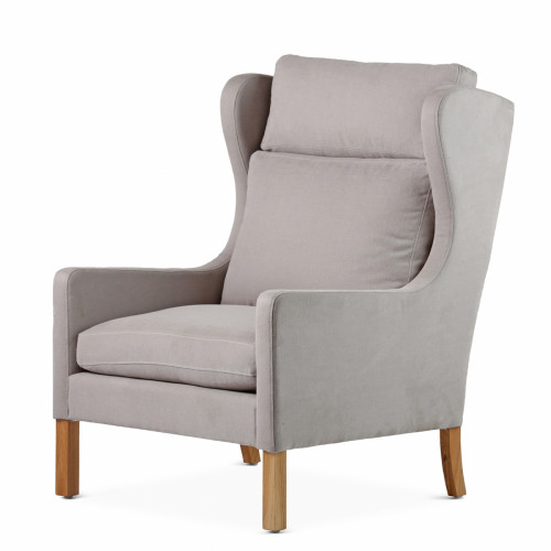 кресло wingback серый в Новороссийске