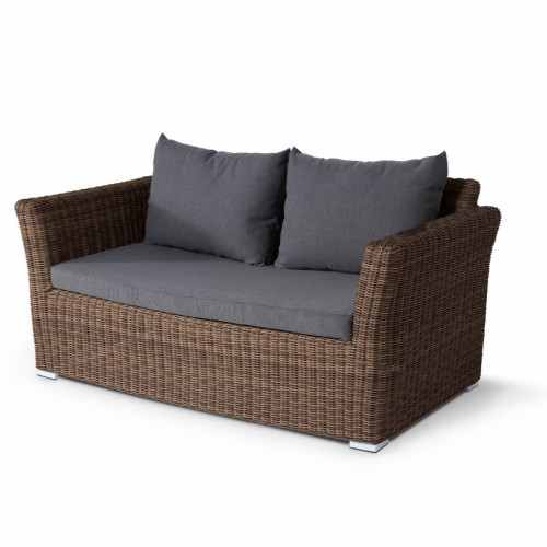 диван двухместный капучино коричневый в Новороссийске